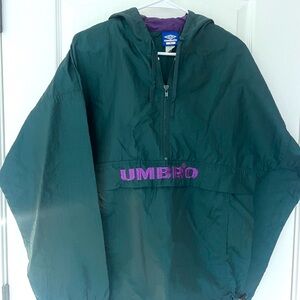 Umbro Green and Purple Sports Jacket